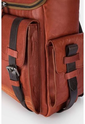 Morral Archaeology De Cuero Para Hombre Vintage Morral Archaeology De Cuero Para Hombre Vintage Naranja Vélez