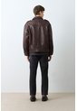 Chaqueta Bomber De Cuero Para Hombre Meridian Chaqueta Bomber De Cuero Para Hombre Meridian Cafe S VÉLEZ de Vélez
