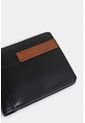 Billetera De Cuero Leather Contrastes Negro Billetera De Cuero Leather Contrastes Negro VÉLEZ de Vélez