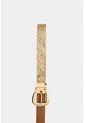 Cinturón Iskay Doble Faz En Cuero Folia Para Mujer Cinturón Iskay Doble Faz En Cuero Folia Para Mujer Dorado L VÉLEZ de Vélez