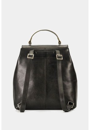 Morral Goji De Cuero Para Mujer Monograma VZ Morral Goji De Cuero Para Mujer Monograma VZ Negro Vélez