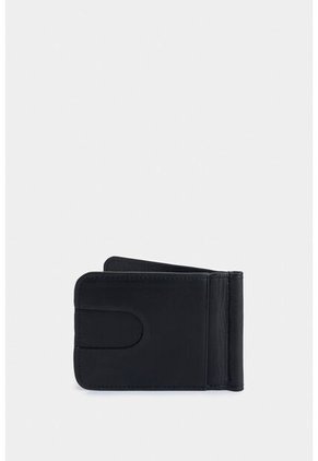 Porta Billetes De Cuero Contrastes Porta Billetes De Cuero Contrastes Negro VÉLEZ