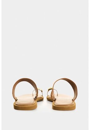 Sandalia Plana De Cuero Para Mujer Thala Sandalia Plana De Cuero Para Mujer Thala Miel 40 VÉLEZ