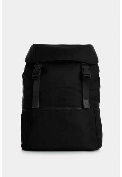 Tula Morral En Lona Y Cuero Para Hombre Tessa Tula Morral En Lona Y Cuero Para Hombre Tessa Negro VÉLEZ