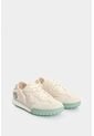 Tenis De Lona Y Cuero Gamuzado Para Mujer Wild Tenis De Lona Y Cuero Gamuzado Para Mujer Wild Blanco 39 VÉLEZ de Vélez