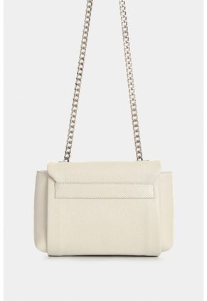 Bowling Lili De Cuero Para Mujer Con Cadena Bowling Lili De Cuero Para Mujer Con Cadena Blanco VÉLEZ