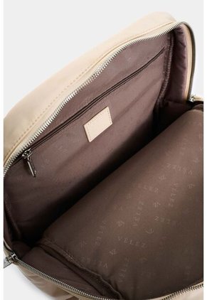 Morral Marfilo De Cuero Y Nylon Para Mujer Manija Trenzada Morral Marfilo De Cuero Y Nylon Para Mujer Manija Trenzada Blanco VÉLEZ