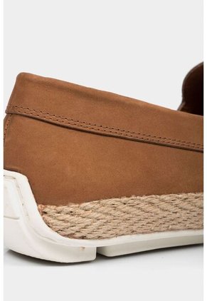 Mocasines Casuales De Cuero Para Hombre Inserto Yute Mocasines Casuales De Cuero Para Hombre Inserto Yute Miel 41 VÉLEZ