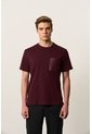 Camiseta En Algodón Para Hombre Bolsillo Cuero Camiseta En Algodón Para Hombre Bolsillo Cuero Vinotinto L VÉLEZ de Vélez