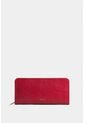 Porta Chequera Angola De Cuero Para Mujer Brillo Natural Porta Chequera Angola De Cuero Para Mujer Brillo Natural Rojo VÉLEZ de Vélez