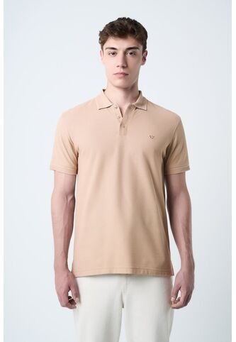 Polo Para Hombre Semi Fit Detalle Jacquard Polo Para Hombre Semi Fit Detalle Jacquard Arena XL VÉLEZ Vélez