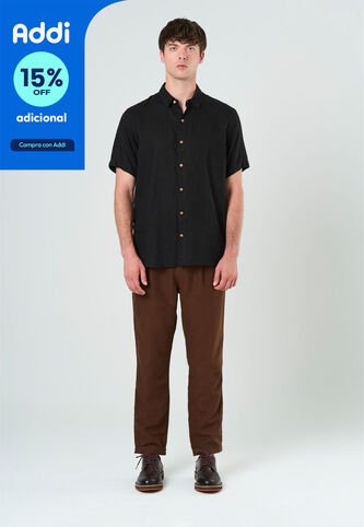 Pantalón Prenses En Lino Para Hombre Fit Holgado Pantalón Prenses En Lino Para Hombre Fit Holgado Tabaco 32 VÉLEZ Vélez