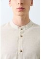 Camisa Manga Larga Para Hombre Cuello Nerú Camisa Manga Larga Para Hombre Cuello Nerú Arena S VÉLEZ de Vélez