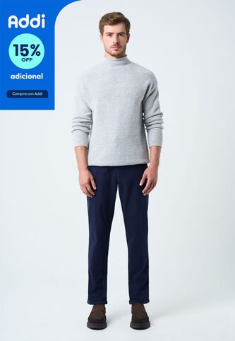 Pantalón Apis En Drill Para Hombre Silueta Baggy Pantalón Apis En Drill Para Hombre Silueta Baggy Azul Oscuro 38 VÉLEZ Vélez