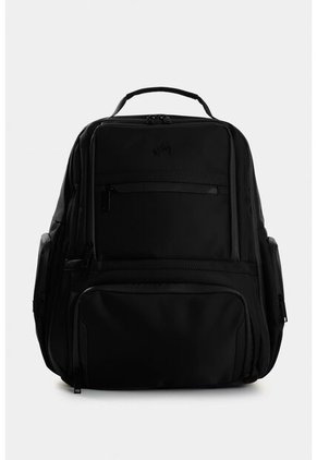 Morral Edén En Lona Y Cuero Para Hombre Multifuncional Morral Edén En Lona Y Cuero Para Hombre Multifuncional Negro VÉLEZ