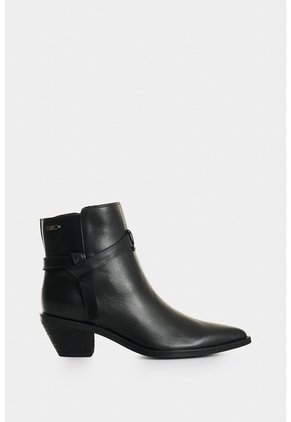 Botnes En Cuero Para Mujer Xinca Botnes En Cuero Para Mujer Xinca Negro 41 VÉLEZ