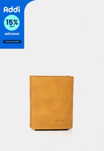 Porta Documentos De Cuero Tecnológico Porta Documentos De Cuero Tecnológico Mostaza VÉLEZ Vélez