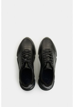 Tenis Bikal De Cuero Para Hombre Silueta Casual Tenis Bikal De Cuero Para Hombre Silueta Casual Negro 39 VÉLEZ
