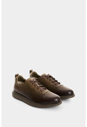 Zapatos De Atadura En Cuero Para Hombre Tikal Zapatos De Atadura En Cuero Para Hombre Tikal Tabaco 39 VÉLEZ