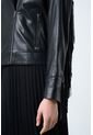 Chaqueta Lyra De Cuero Para Mujer Biker Flecos Chaqueta Lyra De Cuero Para Mujer Biker Flecos Negro M VÉLEZ de Vélez