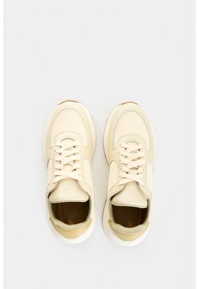Tenis En Lona Y Cuero Para Mujer Miski Tenis En Lona Y Cuero Para Mujer Miski Crema 39 VÉLEZ