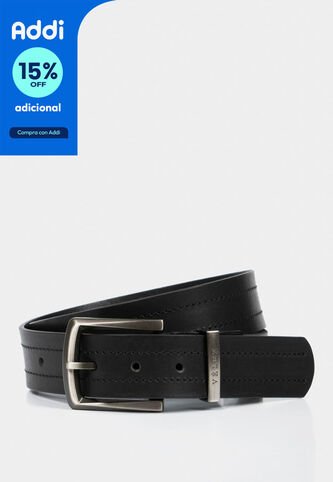 Cinturón Unifaz Coraje De Cuero Para Hombre Pasador Metálico Cinturón Unifaz Coraje De Cuero Para Hombre Pasador Metálico Negro 34 VÉLEZ Vélez