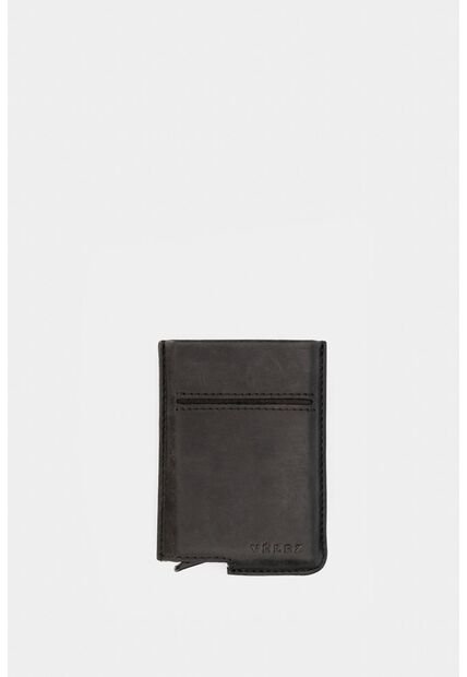 Porta Documentos De Cuero Miniwallet Porta Documentos De Cuero Miniwallet Negro VÉLEZ