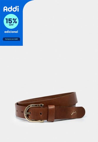 Cinturón Unifaz De Cuero Liso Cinturón Unifaz De Cuero Liso Miel L VÉLEZ Vélez