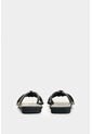 Sandalia Plana De Cuero Para Mujer Sole Sandalia Plana De Cuero Para Mujer Sole Negro 40 VÉLEZ de Vélez