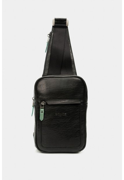 Manos Libres Mikeno De Cuero Para Hombre Cargadera Ajustable Negro Manos Libres Mikeno De Cuero Para Hombre Cargadera Ajustable Negro VÉLEZ