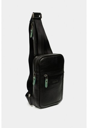 Manos Libres Mikeno De Cuero Para Hombre Cargadera Ajustable Negro Manos Libres Mikeno De Cuero Para Hombre Cargadera Ajustable Negro VÉLEZ