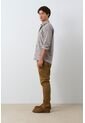 Camisa Lyra 2 Manga Larga Para Hombre Semi Fitted Camisa Lyra 2 Manga Larga Para Hombre Semi Fitted Gris XXL VÉLEZ de Vélez