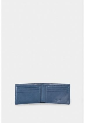 Billetera Draco De Cuero Para Hombre Mezcla De Texturas Billetera Draco De Cuero Para Hombre Mezcla De Texturas Azul Oscuro VÉLEZ