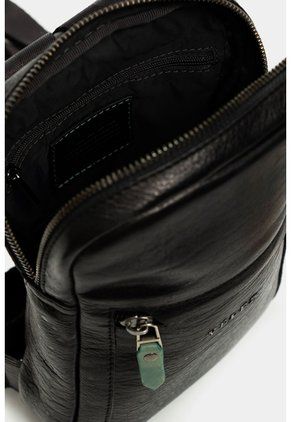 Manos Libres Mikeno De Cuero Para Hombre Cargadera Ajustable Negro Manos Libres Mikeno De Cuero Para Hombre Cargadera Ajustable Negro VÉLEZ
