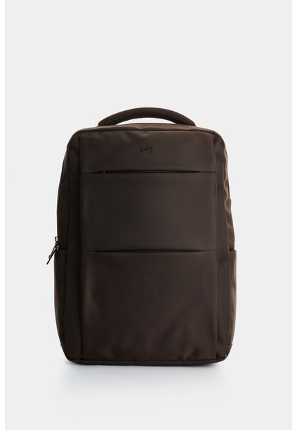 Morral Leo En Lona Y Cuero Para Hombre Multifuncional Morral Leo En Lona Y Cuero Para Hombre Multifuncional Cafe VÉLEZ