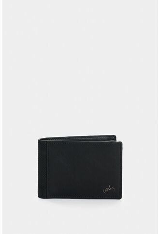 Billetera De Cuero Con Detalle Grabado Para Hombre Lira Billetera De Cuero Con Detalle Grabado Para Hombre Lira Negro VÉLEZ Vélez