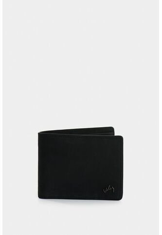 Billetera Terra De Cuero Para Hombre Interior Contraste Billetera Terra De Cuero Para Hombre Interior Contraste Negro VÉLEZ Vélez