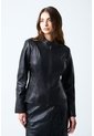 Chaqueta Rider De Cuero Para Mujer Fit Slim Chaqueta Rider De Cuero Para Mujer Fit Slim Negro L VÉLEZ de Vélez