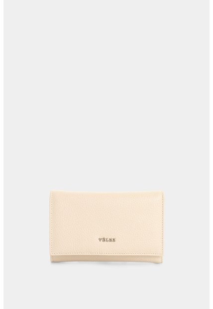 Billetera En Cuero Para Mujer Real 4.0 Billetera En Cuero Para Mujer Real 4.0 Crema VÉLEZ