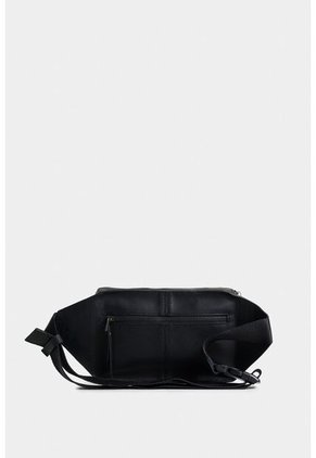 Riñonera Casual  Tacubade Cuero Vintage Negro Riñonera Casual  Tacubade Cuero Vintage Negro VÉLEZ