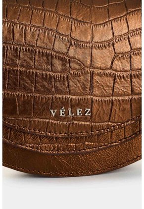 Manos Libres De Cuero Folia Para Mujer Luna Manos Libres De Cuero Folia Para Mujer Luna Bronce VÉLEZ