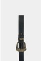 Cinturón Unifaz En Cuero Para Mujer Cattia Cinturón Unifaz En Cuero Para Mujer Cattia Negro XL VÉLEZ de Vélez