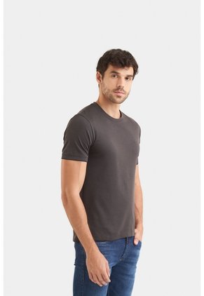 Camiseta Micropima Arizona Para Hombre Semi Ajustada Camiseta Micropima Arizona Para Hombre Semi Ajustada Negro XL VÉLEZ