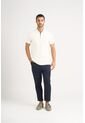Polo Casual Algodón Para Hombre Cremallera Polo Casual Algodón Para Hombre Cremallera Crema S VÉLEZ de Vélez