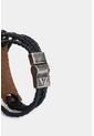 Manilla Klee De Cuero Para Hombre Tejido Artesanal Manilla Klee De Cuero Para Hombre Tejido Artesanal Negro Vélez de Vélez
