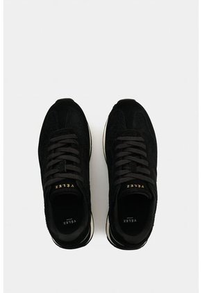 Tenis De Cuero Carnaza Para Mujer Sahara Tenis De Cuero Carnaza Para Mujer Sahara Negro 34 VÉLEZ