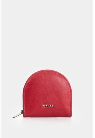 Monedero De Cuero Para Mujer Florence Monedero De Cuero Para Mujer Florence Rojo VÉLEZ Vélez