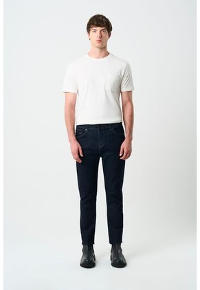 Jean Obi Semi Fitted Para Hombre Detalle En Cuero Jean Obi Semi Fitted Para Hombre Detalle En Cuero Azul 34 VÉLEZ