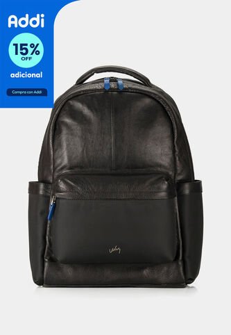 Morral Fagus 2.0 De Cuero Para Hombre Lona En Nylon Morral Fagus 2.0 De Cuero Para Hombre Lona En Nylon Negro VÉLEZ Vélez