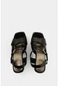 Sandalia Plataforma De Cuero Para Mujer Luzia Sandalia Plataforma De Cuero Para Mujer Luzia Negro 34 VÉLEZ de Vélez
